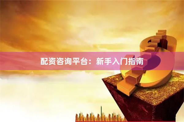 配资咨询平台：新手入门指南